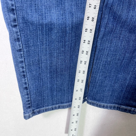 Lane Bryant Straight Leg Jeans Womens 14R Plus size Stretch Blue Denim 2061 - Picture 6 of 9